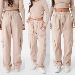 Sixth June Cargo pants beige new with tags XS